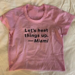 Lululemon Pink Tee Shirt